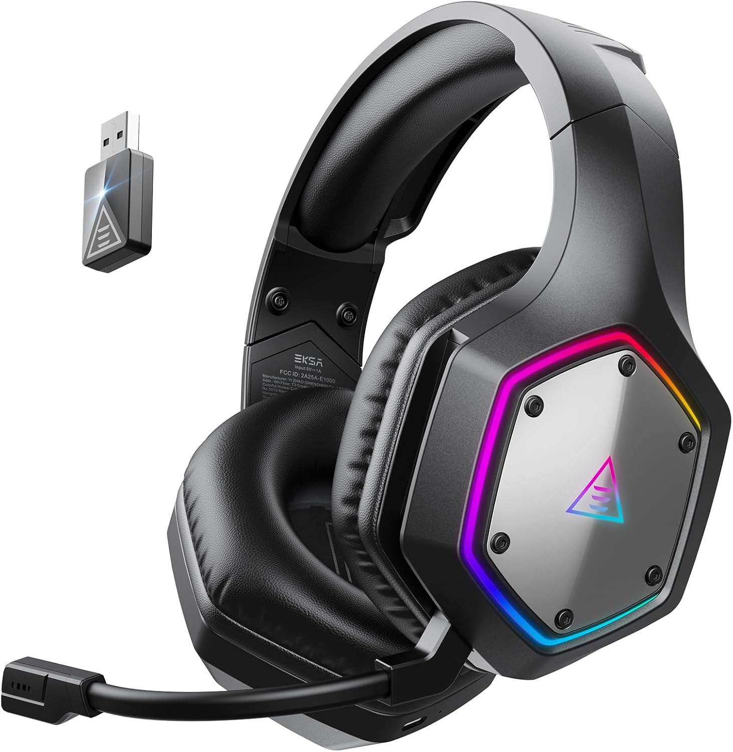 Gaming Headset 7.1 - 2.4GHz Wireless Gaming Headset for PS5,