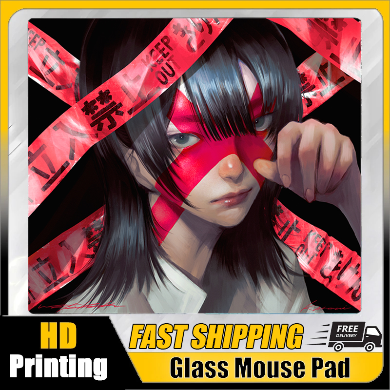 Esports Gaming Stocks - New K-Kanami Glass Mouse Pad Anime
