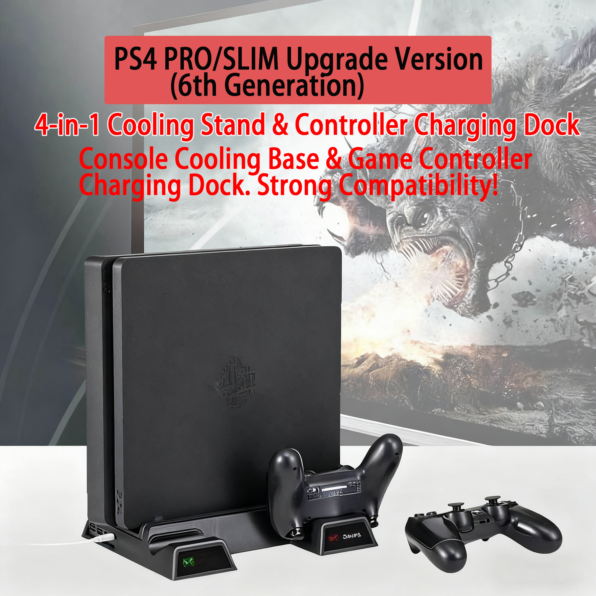 Esports Gaming Station - Support For Sony PS4 Game Console