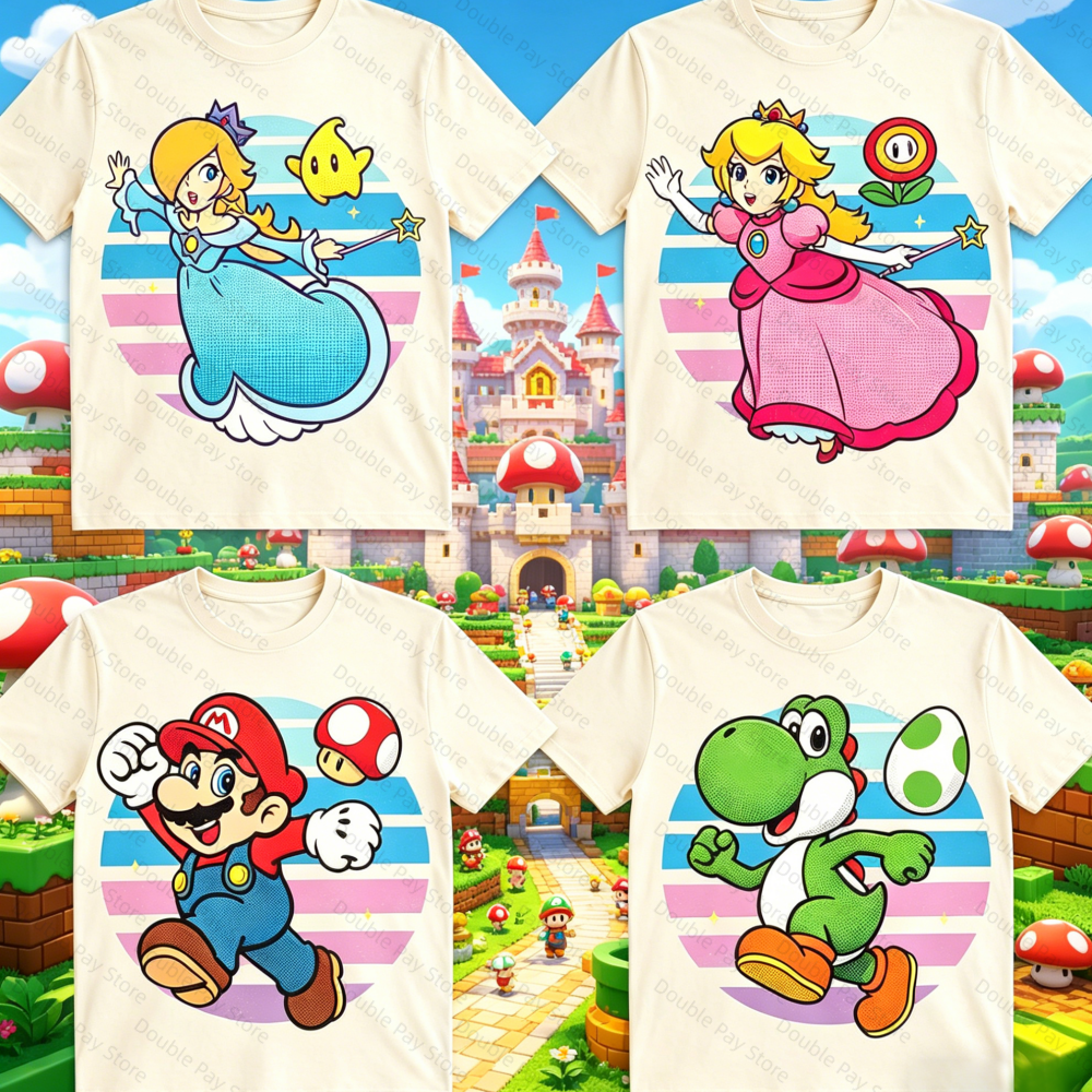 Esports Gaming Shirts - Kids Classic Super Mario T Shirt
