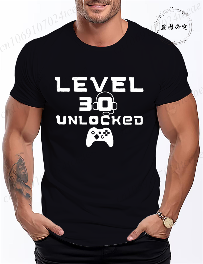 Esports Gaming Shirts - Level 30 Unlocked 30th Birthday Shirt,Best