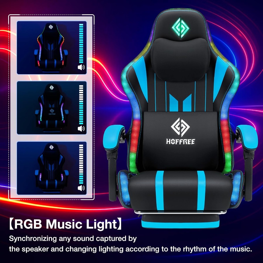 Gaming Chair with Music Rhythm - Rgb Gaming Chair recension och pris