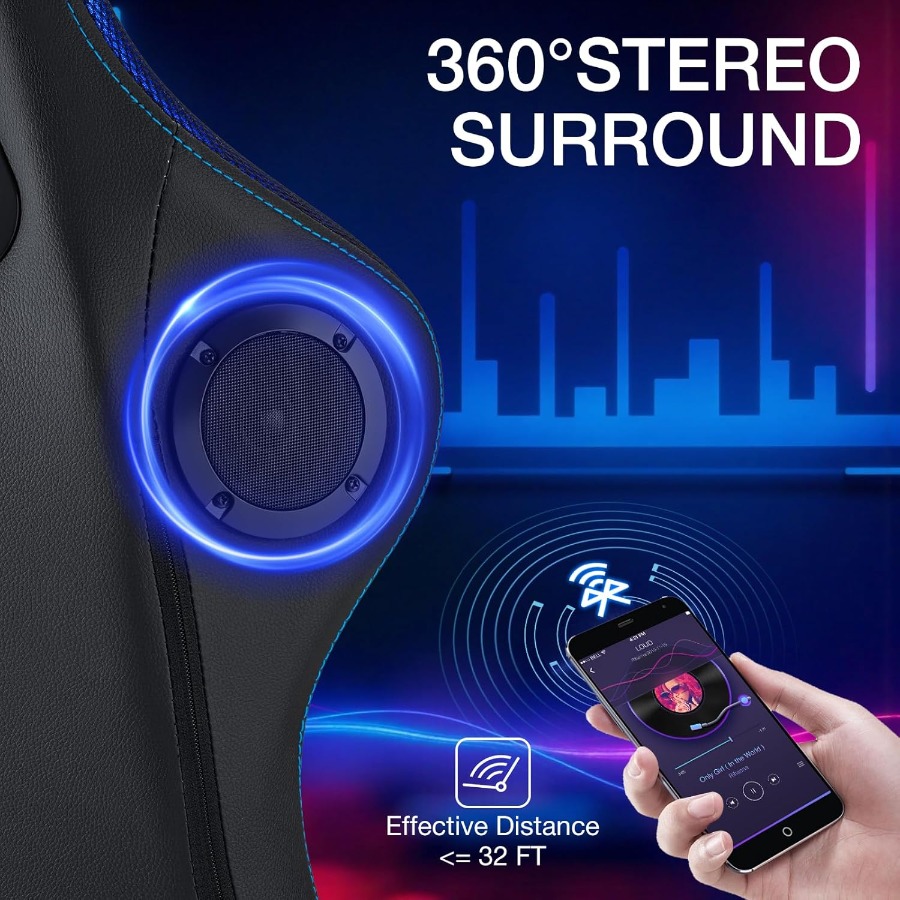 Gaming Chair with Music Rhythm - Rgb Gaming Chair recension och pris