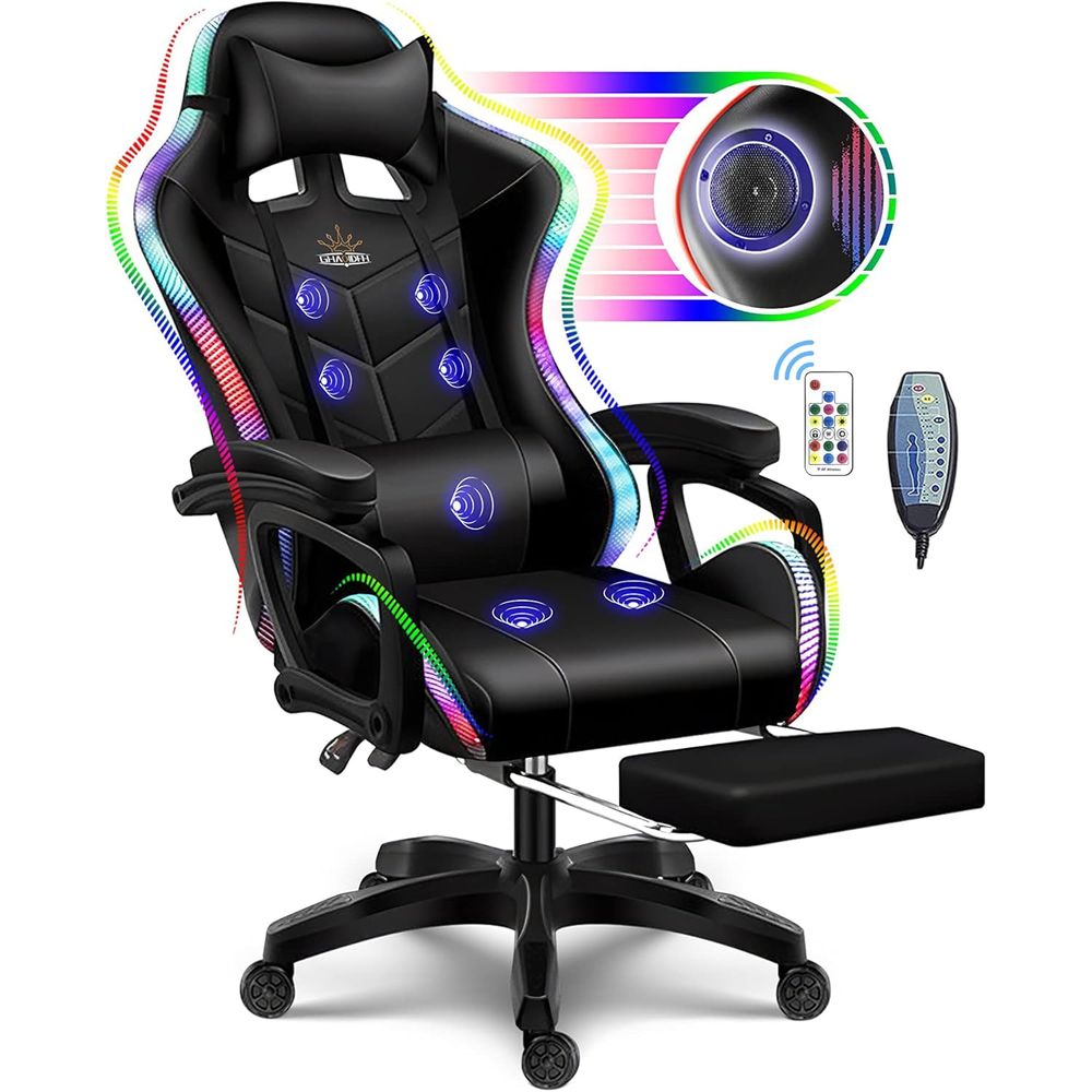 Ergonomic High-Back Gaming Cha - Rgb Gaming Chair recension och pris