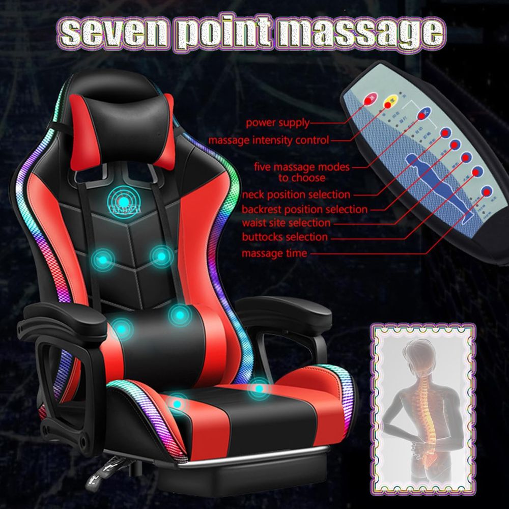 Ergonomic High-Back Gaming Cha - Rgb Gaming Chair recension och pris