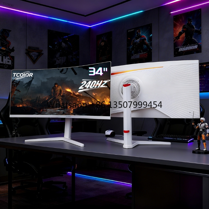 TCOLOR Pc Monitors 34Inch Curv - Gaming Monitor Curved recension och pris