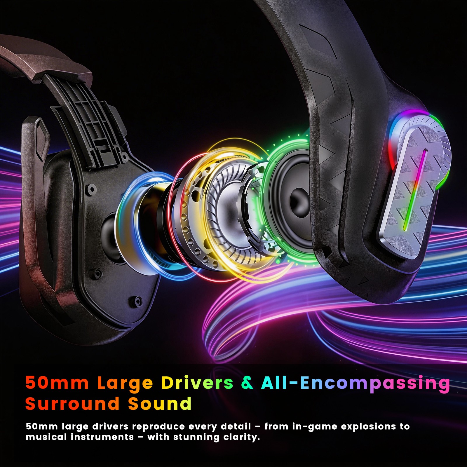 1PC G4100 RGB Wired Gaming Hea - Gaming Headset 7.1 recension och pris