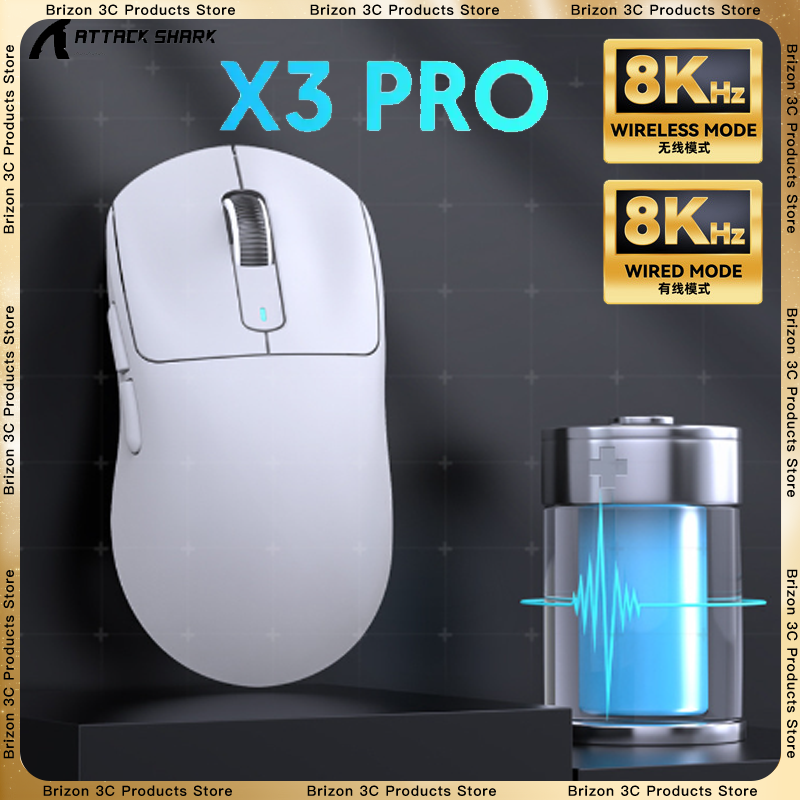 Attack Shark X3pro Gaming Mous - Esports Gaming Cafe recension och pris
