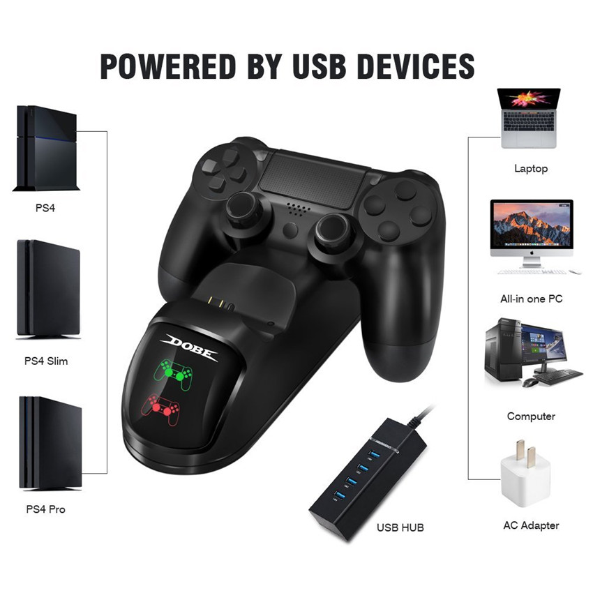 Dual USB Handle Fast Charging  - Esports Gaming Station recension och pris
