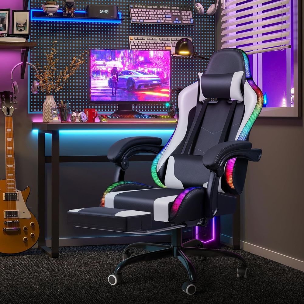 Ergonomic Swivel Gaming Chair  - Rgb Gaming Chair recension och pris