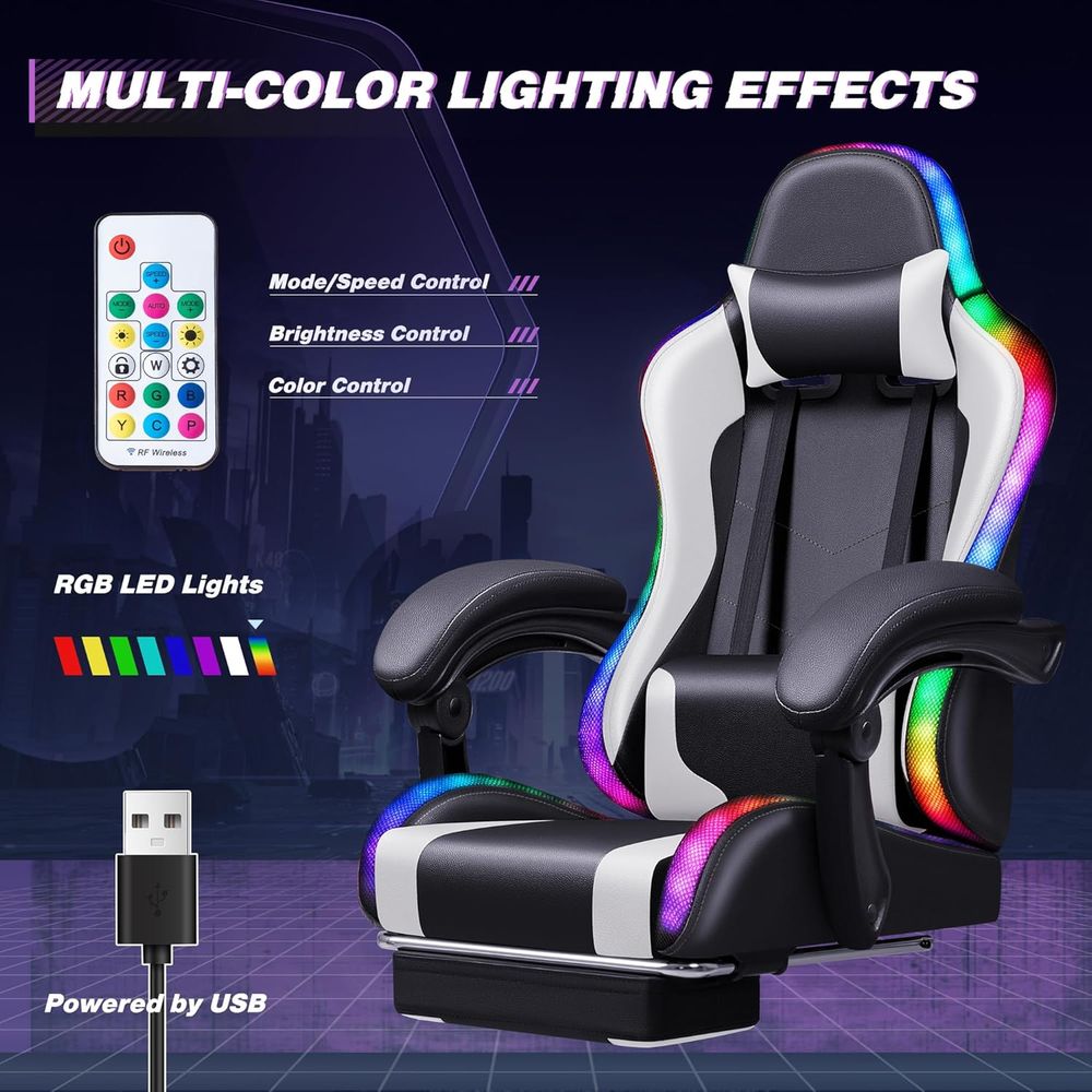 Ergonomic Swivel Gaming Chair  - Rgb Gaming Chair recension och pris