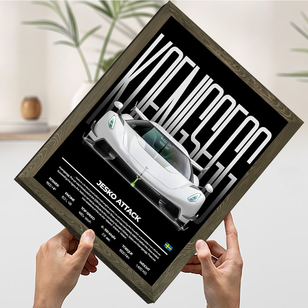 Sports Car Jesko Attack Printi - Esports & Gaming Optics Gmbh recension och pris