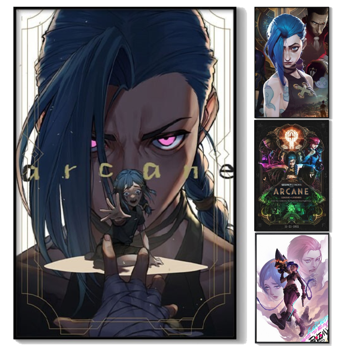 Arcane Jinx Double Version Unf - Esports Gaming Cafe recension och pris