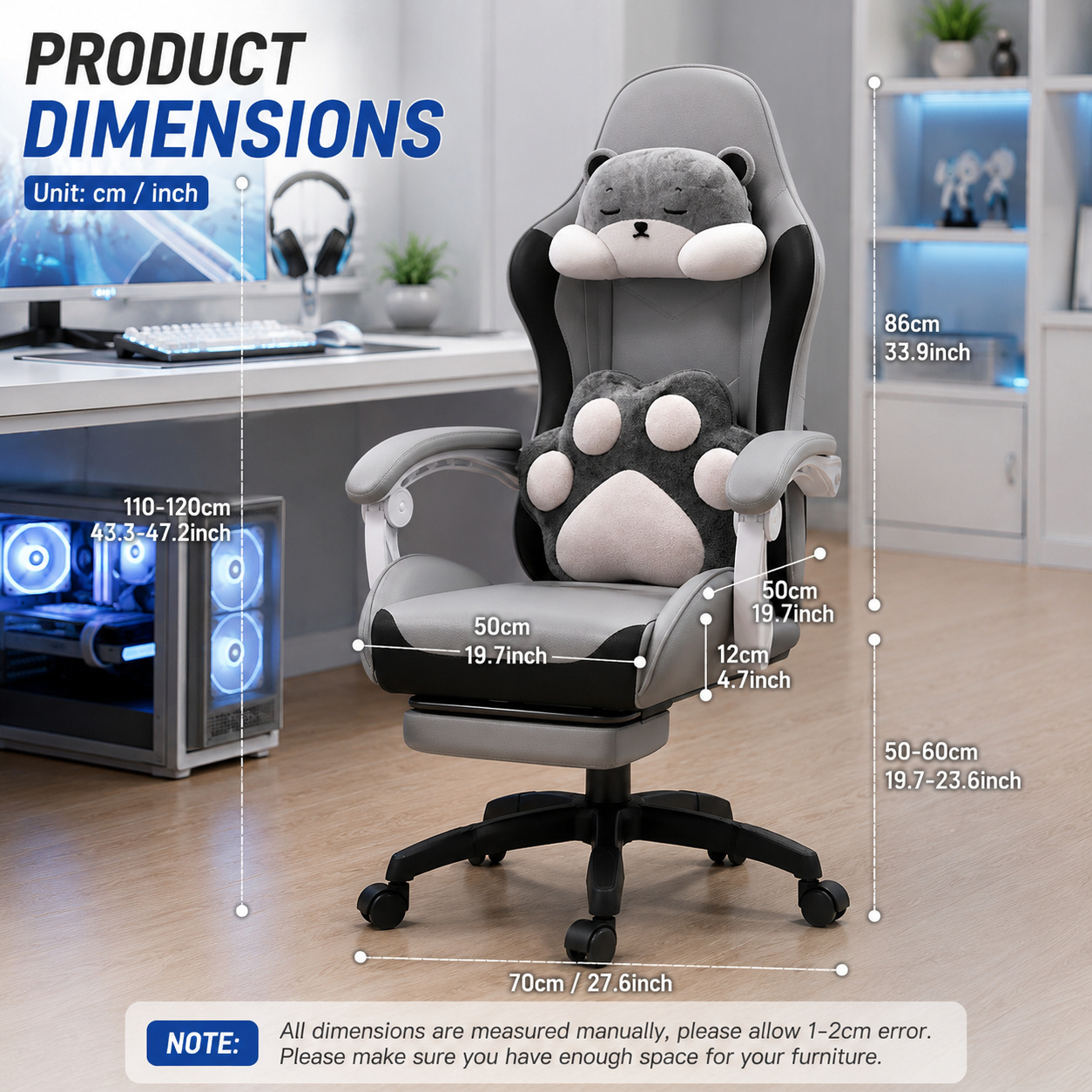 AOLIVIYA E-sports Game Chair G - Rgb Gaming Chair recension och pris