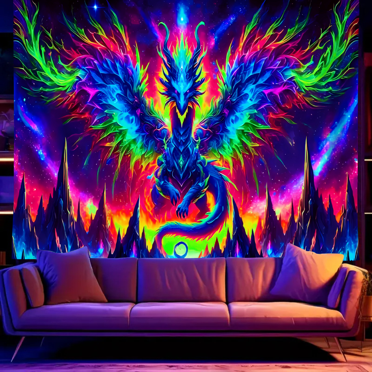 1pcFluorescent colored dragon  - Esports & Gaming Optics Gmbh recension och pris
