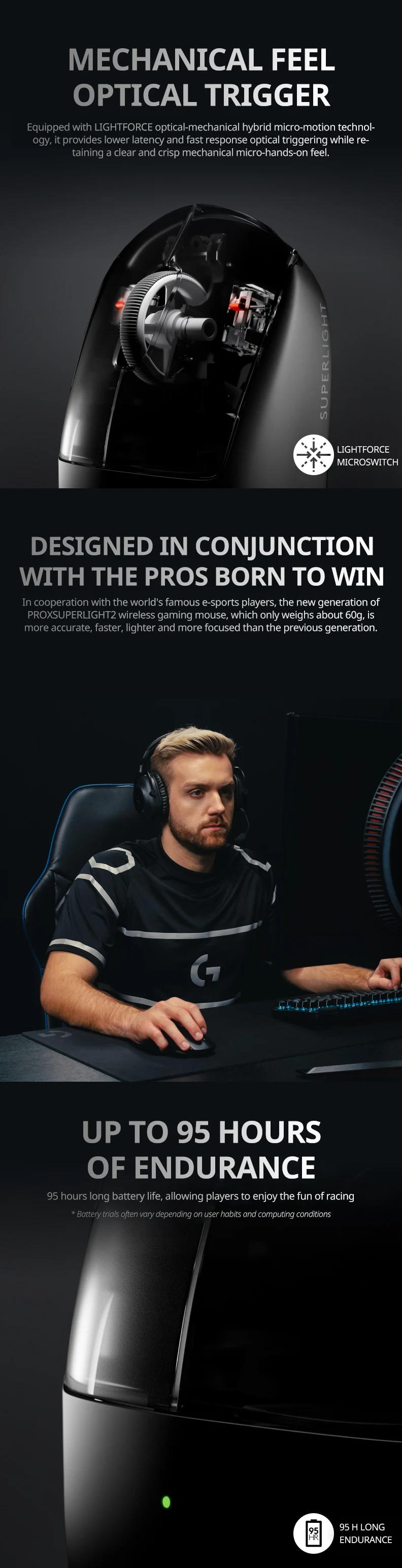 Logitech PRO X SUPERLIGHT/M220 - Esports Gaming Cafe recension och pris