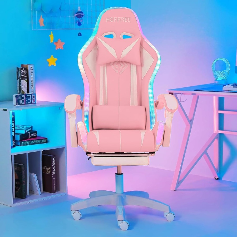 Gaming Chair with LED RGB Ligh - Rgb Gaming Chair recension och pris