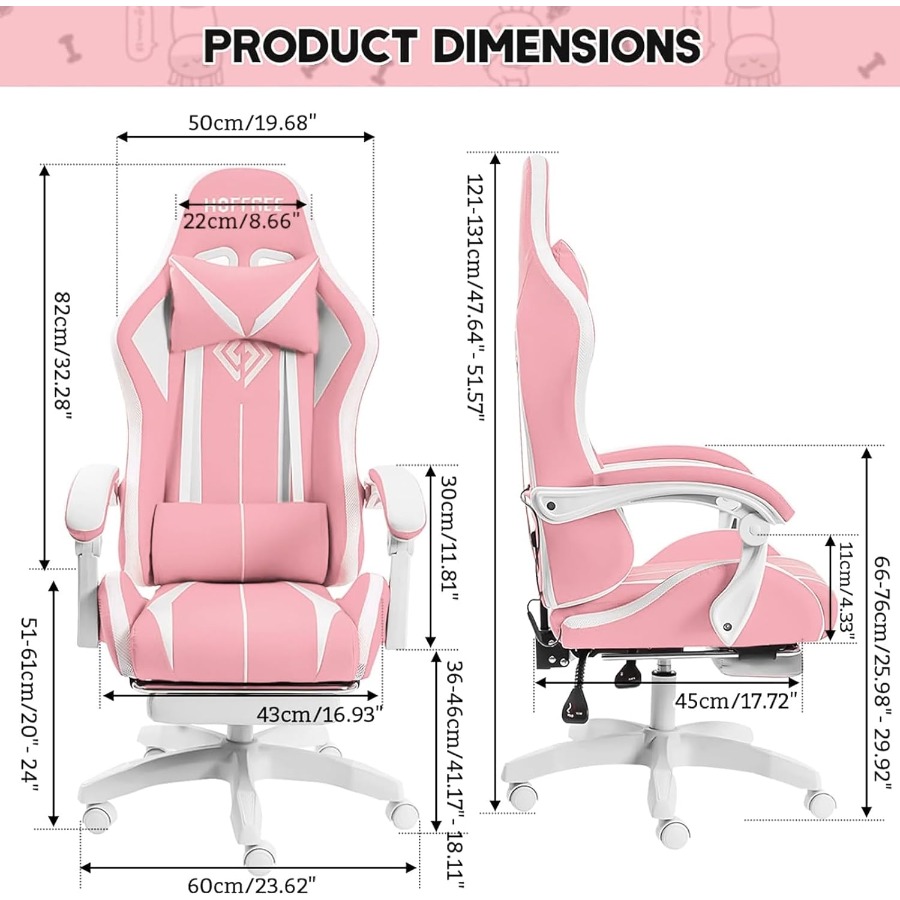Gaming Chair with LED RGB Ligh - Rgb Gaming Chair recension och pris