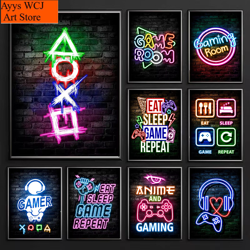 1pc frameless Canvas Painting  - Esports & Gaming Optics Gmbh recension och pris
