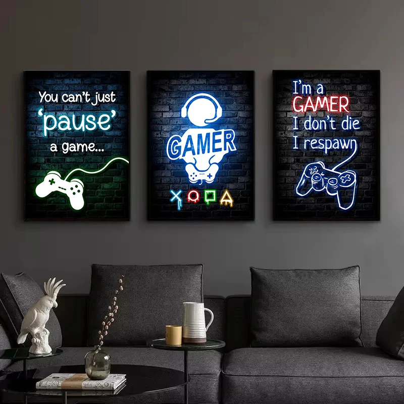 1pc frameless Canvas Painting  - Esports & Gaming Optics Gmbh recension och pris