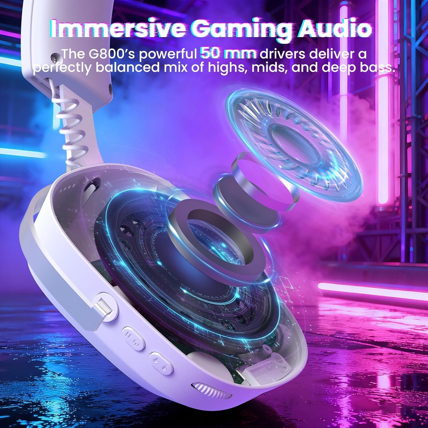 ATTACK SHARK G800 Wireless Gam - Gaming Headset 7.1 recension och pris