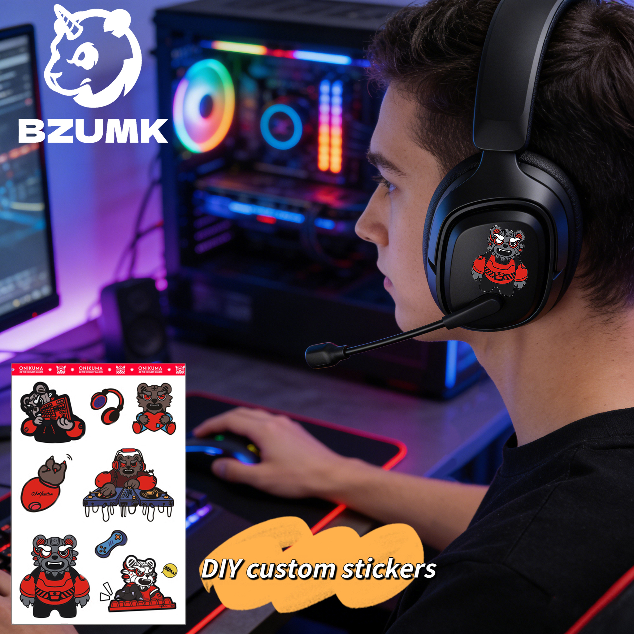BZUMK GT808 Triple-Mode Gaming - Gaming Headset 7.1 recension och pris