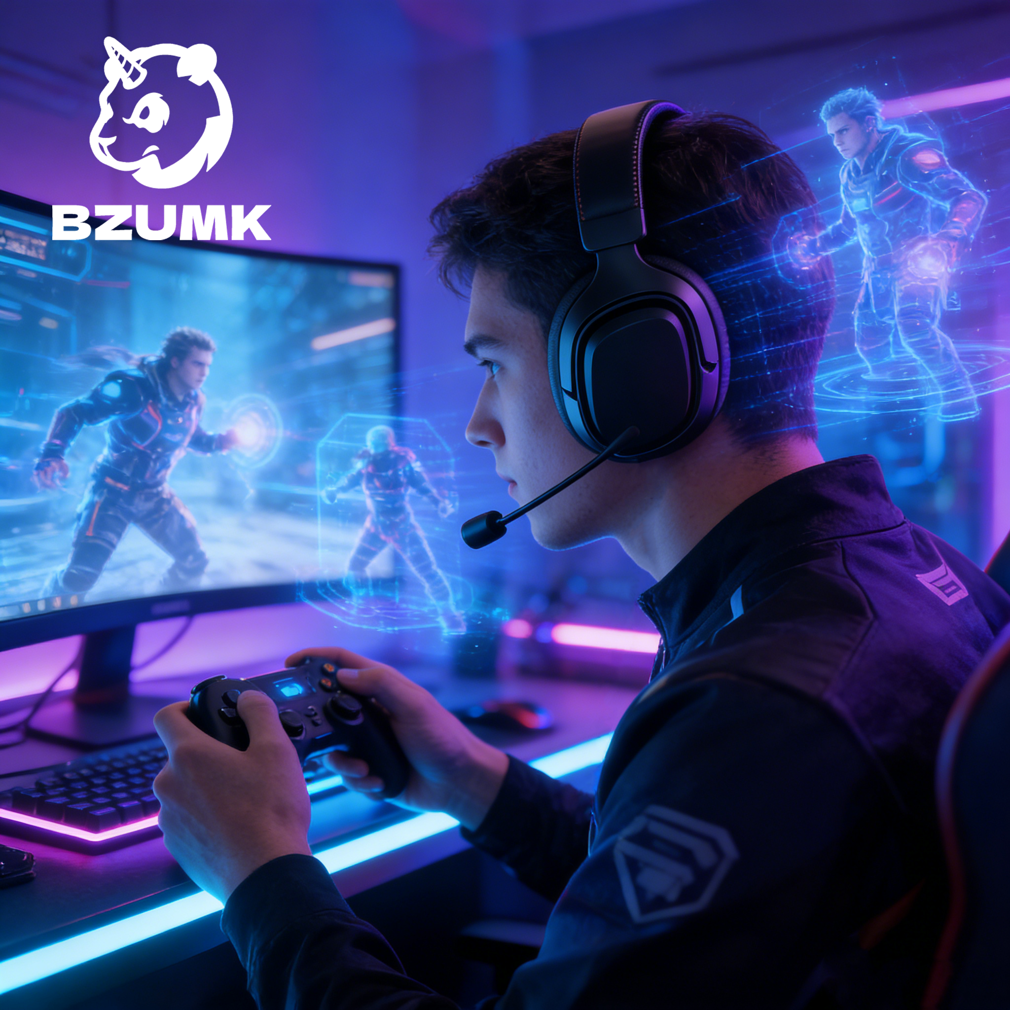 BZUMK GT808 Triple-Mode Gaming - Gaming Headset 7.1 recension och pris