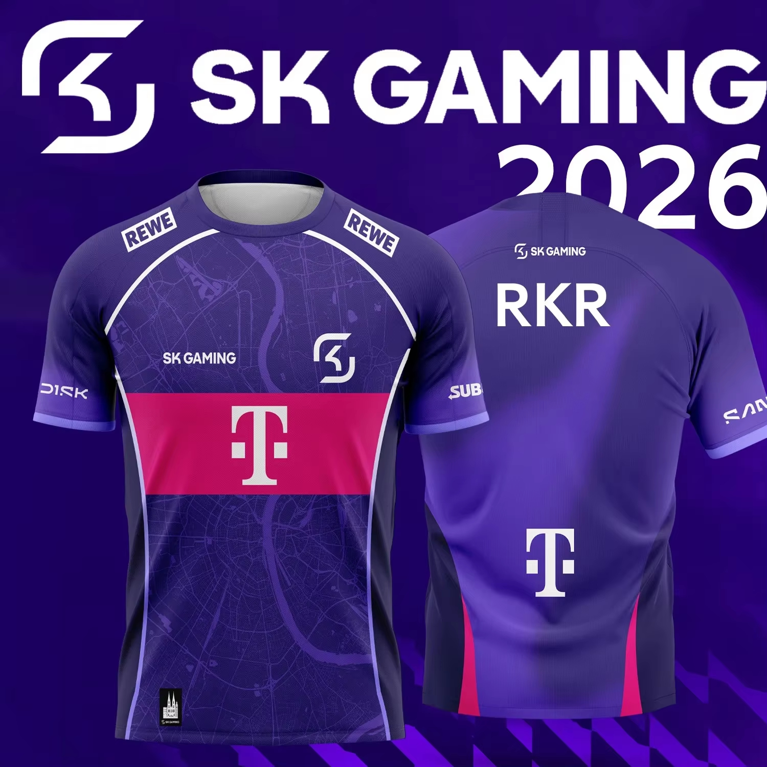 2026 New SK GAMING Esports Tea - Esports Gaming Shirts recension och pris
