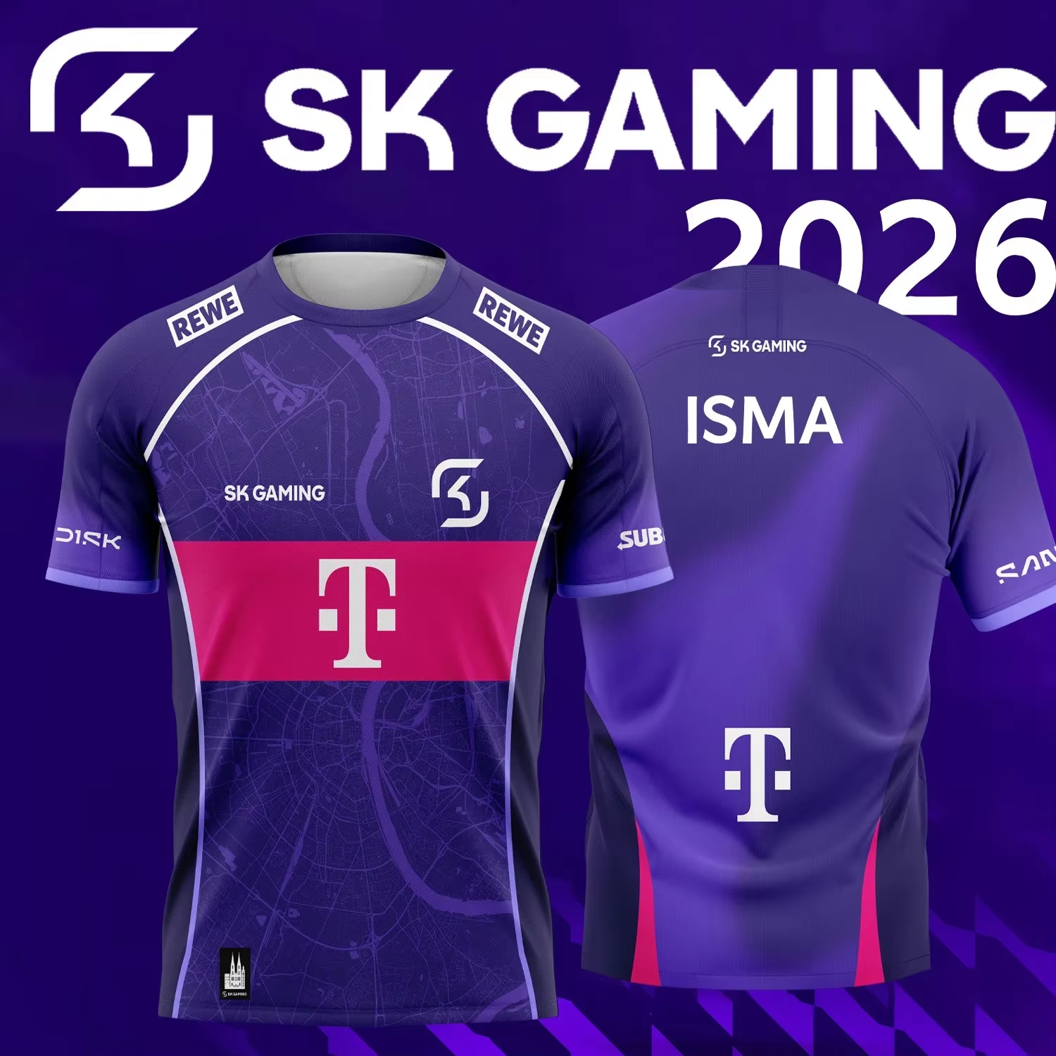 2026 New SK GAMING Esports Tea - Esports Gaming Shirts recension och pris