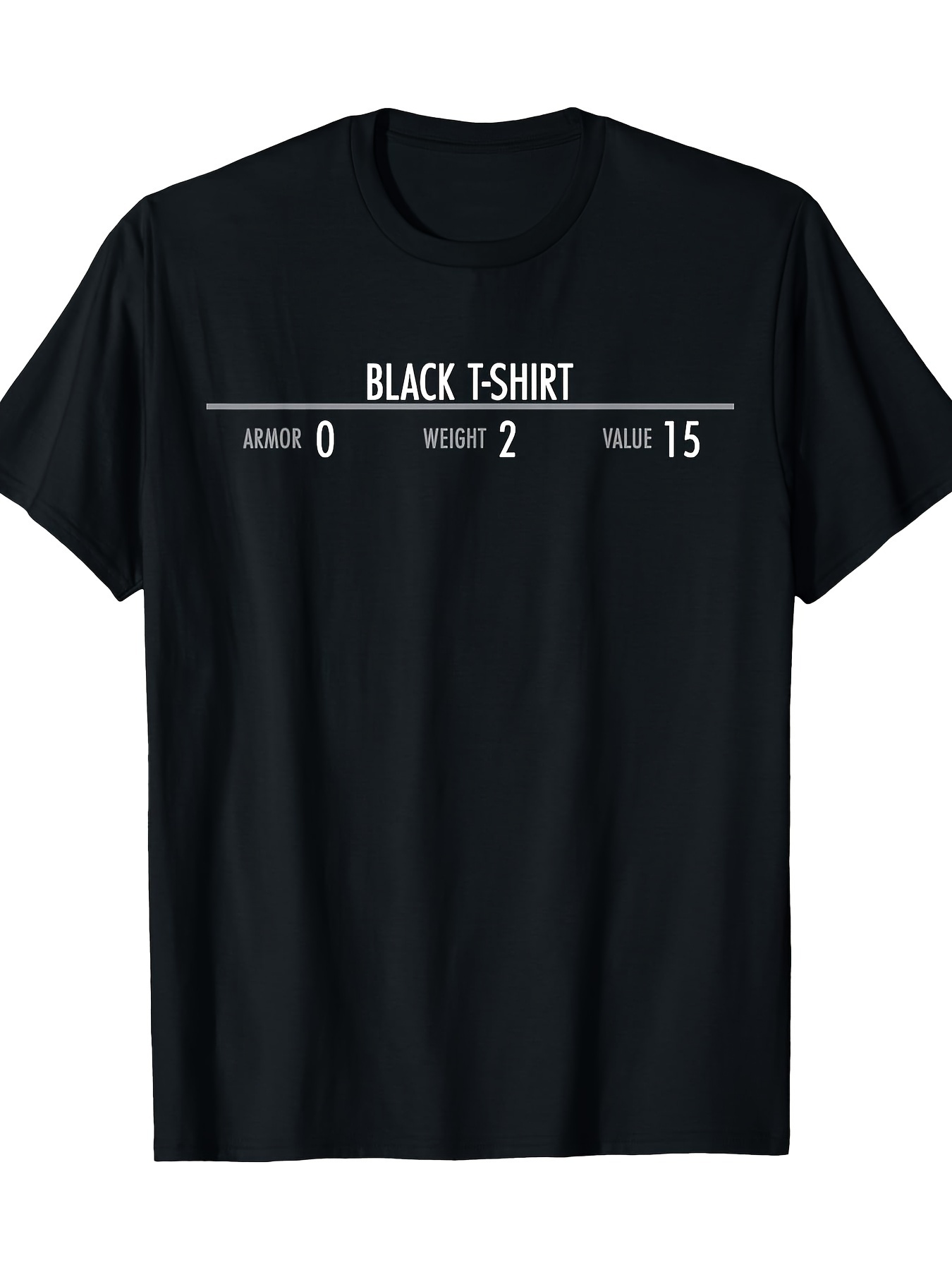 Skyrim Armor Stats Graphic Tee - Esports Gaming Shirts recension och pris