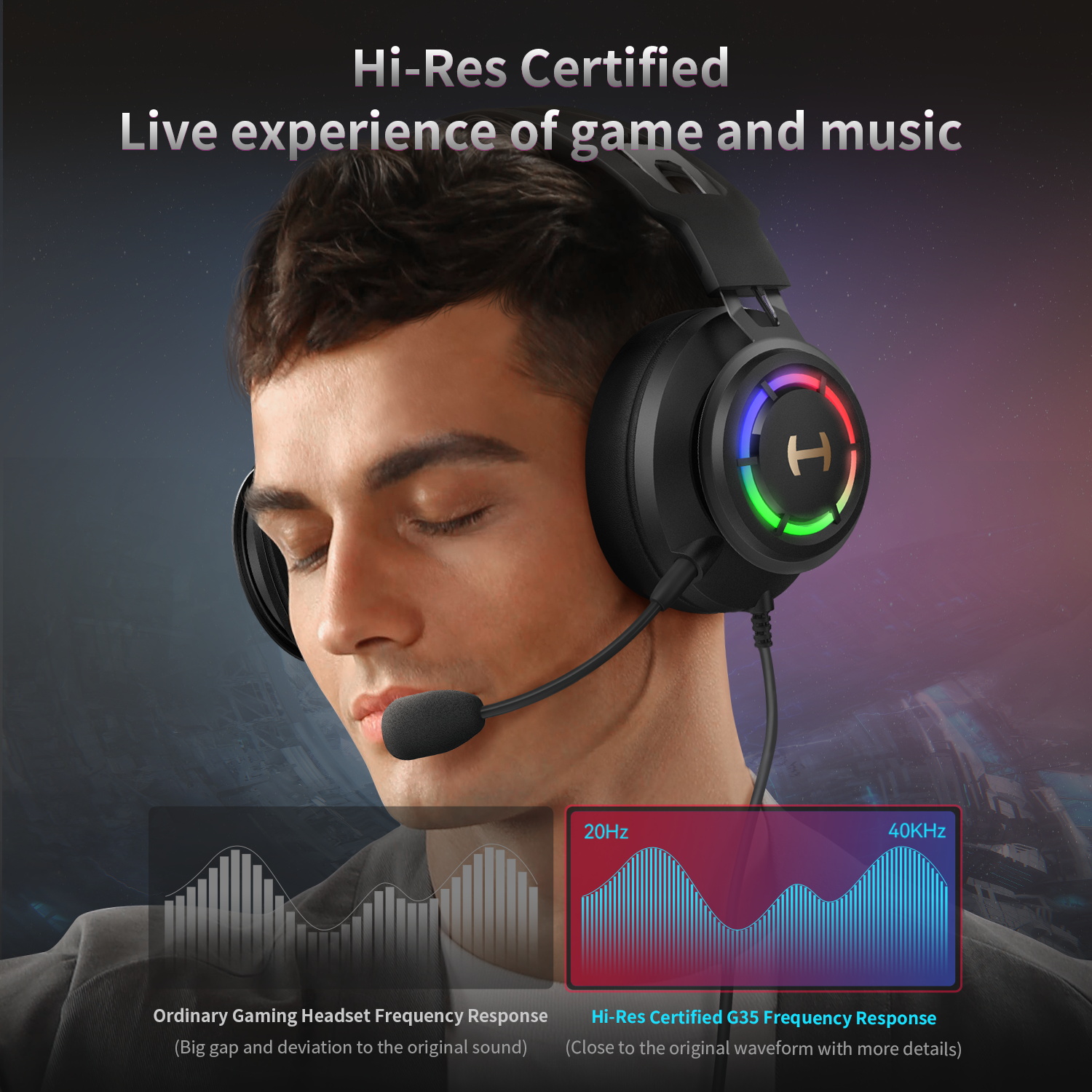 Edifier G35 PC Gaming Headset  - Gaming Headset 7.1 recension och pris