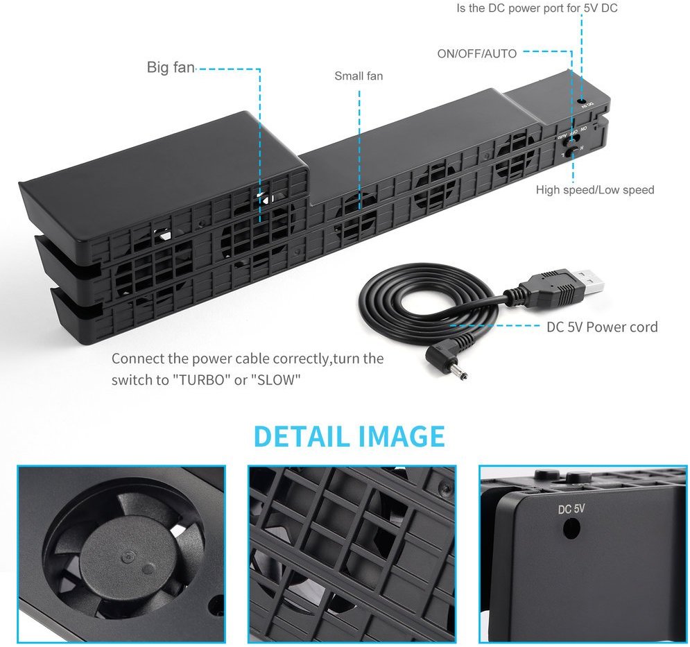 Cooling Cooler DC 5V For Sony  - Esports Gaming Station recension och pris