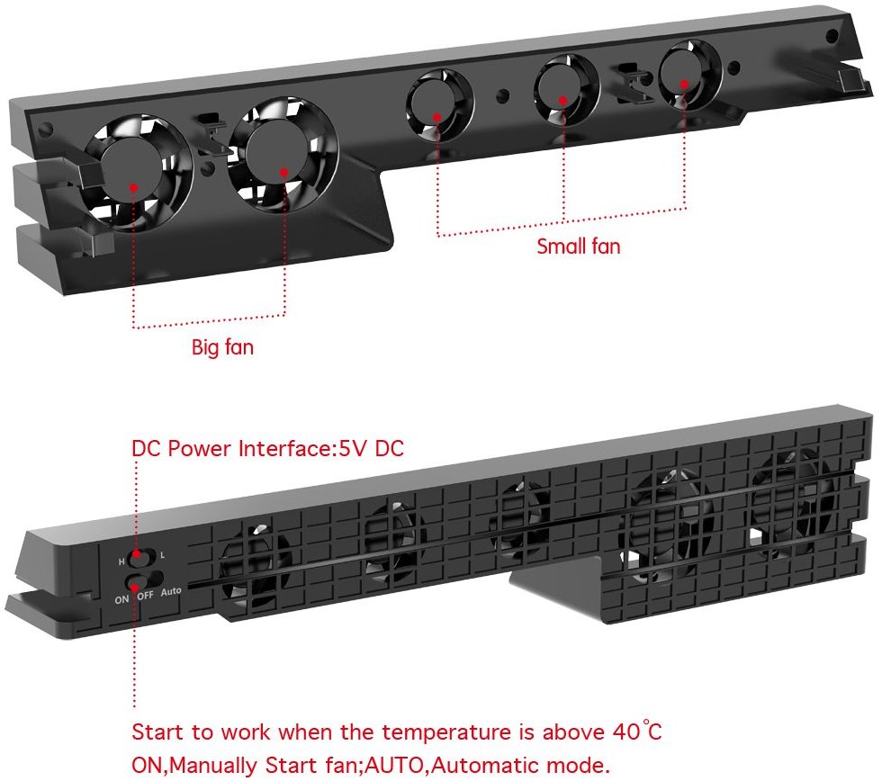 Cooling Cooler DC 5V For Sony  - Esports Gaming Station recension och pris